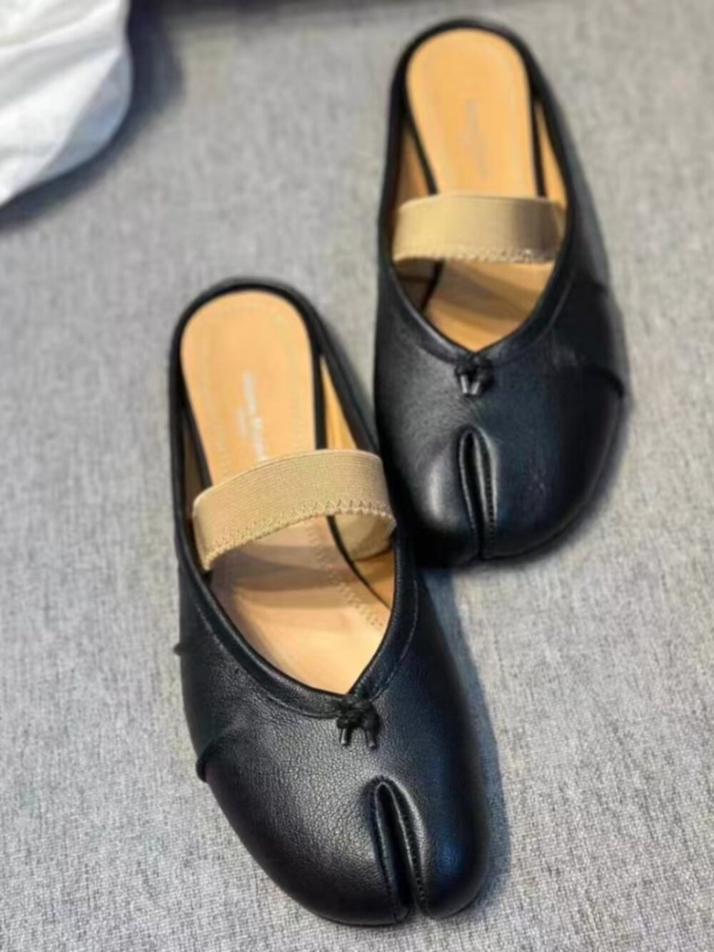 Maison Margiela Split-Toe Black Mary Jane Mules